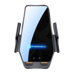 Telefontartó Forcell F-GRIP HS6 - Univerzális, fekete szellőzőrácsra / szélvédőre rögzíthető automata telefontartó-1