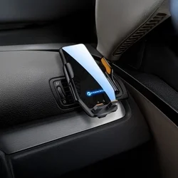 Telefontartó Forcell F-GRIP HS6 - Univerzális, fekete szellőzőrácsra / szélvédőre rögzíthető automata telefontartó-3