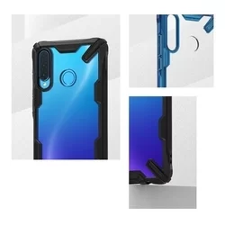 Telefontok Huawei P30 Lite - Ringke Fusion X kék ütésálló tok-2