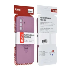 Telefontok Samsung Galaxy A17 -TUNIQ - MagSafe kompatibilis lila hátlap tok, kitámasztható gyűrűvel-2