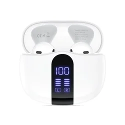 Headset Tech-Protect Ultraboost TWS Core G2 - fehér bluetooth headset, töltő tokkal ﻿-2