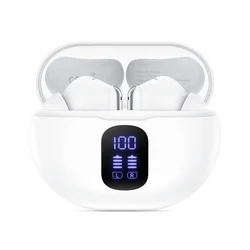 Headset Tech-Protect Ultraboost TWS Pro G2 - fehér bluetooth headset, töltő tokkal ﻿-2