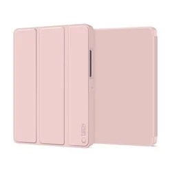 Tablettok  Samsung Galaxy Tab A11+ Plus (SM-X230, SM-X236) - pink smart case tablet tok, ceruza tartóval-3