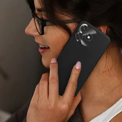 Telefontok Honor X5c Plus - fekete szilikon hátlap tok-3