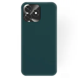 Telefontok Honor X5c Plus - zöld szilikon hátlap tok-1