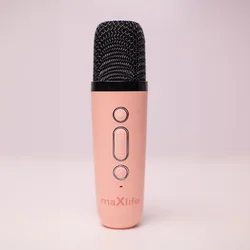 Maxlife MXKS-100 - pink bluetooth hangszóró, karaoke mikrofonnal-1
