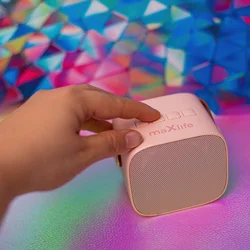 Maxlife MXKS-100 - pink bluetooth hangszóró, karaoke mikrofonnal-2