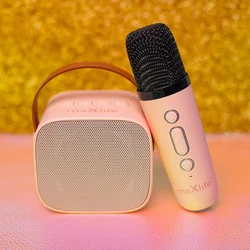 Maxlife MXKS-100 - pink bluetooth hangszóró, karaoke mikrofonnal-5