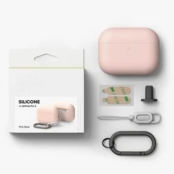 AirPods Pro 3 tartó: RINGKE púder pink AirPods Pro 3 tok-1