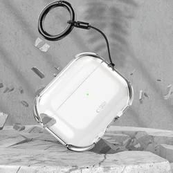 AirPods Pro 3 tartó - Tech- Protect Bounce - átlátszó AirPods Pro 3 tok, karabiner gyűrűvel-7