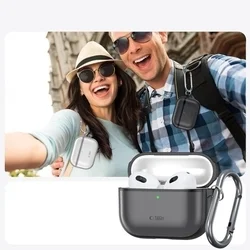 AirPods Pro 3 tartó - Tech-Protect MAGMAT - MagSafe kompatibilis fekete szilikon AirPods Pro 3 tok-4