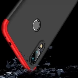 Telefontok Xiaomi Redmi 7 - hátlap GKK Protection 3in1 - piros-fekete-2