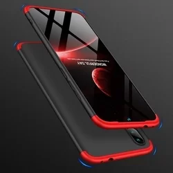 Telefontok Xiaomi Redmi 7 - hátlap GKK Protection 3in1 - piros-fekete-3