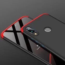 Telefontok Xiaomi Redmi 7 - hátlap GKK Protection 3in1 - piros-fekete-5