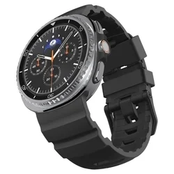 Samsung Galaxy Watch 8 / Classic (40 / 44 / 46 mm) - SPIGEN WBS2 BAND fekete szíj-3