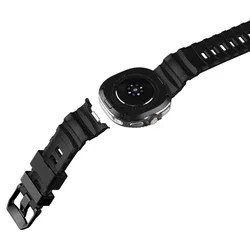 Samsung Galaxy Watch 8 / Classic (40 / 44 / 46 mm) - SPIGEN WBS2 BAND fekete szíj-9