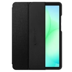Tablettok Samsung Galaxy Tab A11 8.7 X133 / X135 - obszidián fekete vászon anyagú smart case tablet tok, ceruza tartóval-1