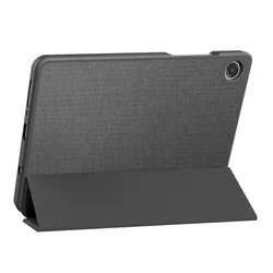 Tablettok Samsung Galaxy Tab A11 8.7 X133 / X135 - szürke vászon anyagú smart case tablet tok, ceruza tartóval-6
