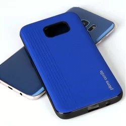 Telefontok Samsung Galaxy S7- Pierre Cardin Bőr + Szilikon Tok -Kék (8719273131374)-2