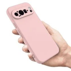 Telefontok Google Pixel 9 Pro XL - PASTEL - púder pink szilikon hátlap tok-2