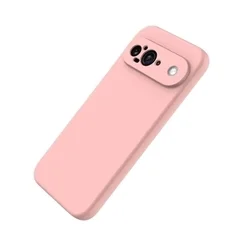 Telefontok Google Pixel 9 - PASTEL - púder pink szilikon hátlap tok-2