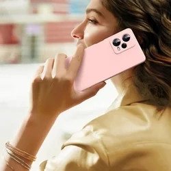 Telefontok Xiaomi Redmi Note 12 5G - PASTEL - púder pink szilikon hátlap tok-2