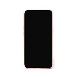 Telefontok iPhone 13 mini - PASTEL - púder pink szilikon hátlap tok-1