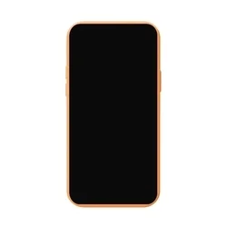 Telefontok iPhone 12 - PASTEL - narancssárga szilikon hátlap tok-2