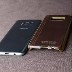 Telefontok Samsung Galaxy S8 - Pierre Cardin Valódi Bőr Tok- - D Barna (8719273133613)-2