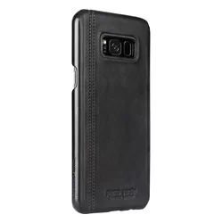 Telefontok Samsung Galaxy S8 Plus - Pierre Cardin Valódi Bőr Tok - Fekete (8719273133644)-1