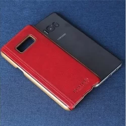 Telefontok Samsung Galaxy S8 Plus - Pierre Cardin Valódi Bőr Tok- - Piros (8719273133668)-1