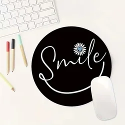 Egérpad - Smile fekete egérpad-3