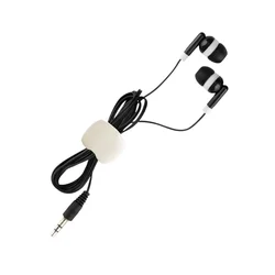 Univerzális 5db-os kábelrendező klipsz, fehér-4