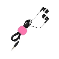 Univerzális 5db-os kábelrendező klipsz, pink-3