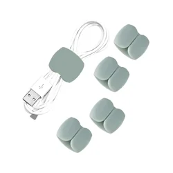 Univerzális 5db-os kábelrendező klipsz, szürkéskék-4