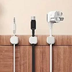 Univerzális 3db-os mágneses kábelrendező, fekete, ragasztható-4