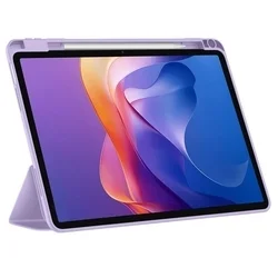Tablettok Xiaomi Redmi Pad 2 (11 coll) - lila smart case, ceruza tartóval-4