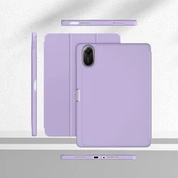 Tablettok Xiaomi Redmi Pad 2 (11 coll) - lila smart case, ceruza tartóval-6