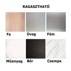 Univerzális 3 klipszes kábelrendező, fehér szilikon, ragasztható-2