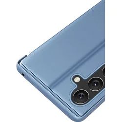 Telefontok Samsung Galaxy S25 - Kék Clear View Tok-3