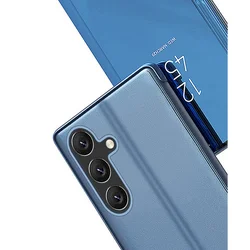 Telefontok Samsung Galaxy S25 - Kék Clear View Tok-2