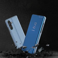 Telefontok Samsung Galaxy S25 - Kék Clear View Tok-5