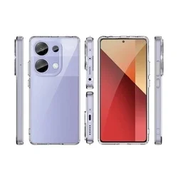 Telefontok Xiaomi Redmi Note 13 Pro 4G / LTE - átlátszó szilikon hátlap tok-1