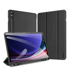 Tablettok Samsung Galaxy Tab S10 Lite 10.9 coll (SM-X400, SM-X406) - DUX DUCIS DOMO fekete smart case ceruza tartóval-1