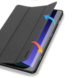 Tablettok Samsung Galaxy Tab S10 Lite 10.9 coll (SM-X400, SM-X406) - DUX DUCIS DOMO fekete smart case ceruza tartóval-7