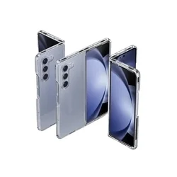 Telefontok Samsung Galaxy Z Fold5 - Plexi Outline - Magsafe kompatibilis, átlátszó műanyag hátlap tok-5