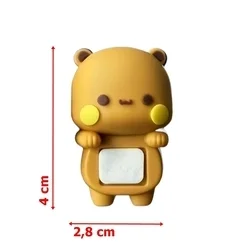 Kiegészítő tartozék: Tipi- Tapi maci, tokra helyezhető figura, barna-2