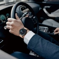 Okosóra szíj - Huawei Watch GT 3 Pro (43 mm) - Dux Ducis Milanese - mágneses arany fémszíj (20 mm)-4