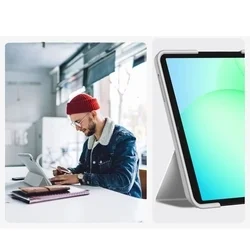 Tablettok Samsung Galaxy Tab A11+ Plus (SM-X230, SM-X236) - szürke smart case tablet tok-2
