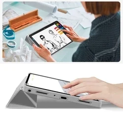 Tablettok Samsung Galaxy Tab A11+ Plus (SM-X230, SM-X236) - szürke smart case tablet tok-5